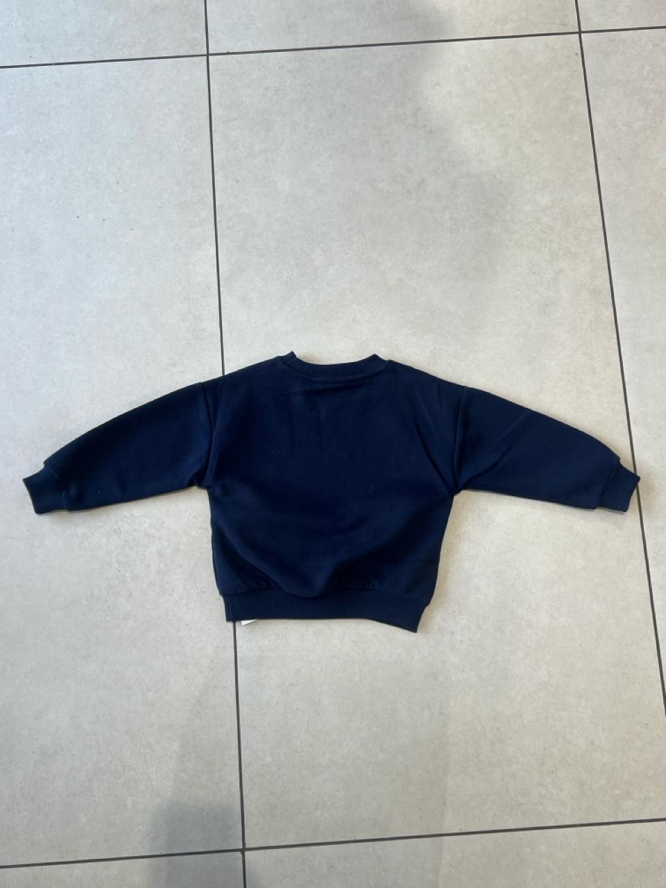 Navy Minnie Mouse Graphic Sweatshirt with 3D Bow
