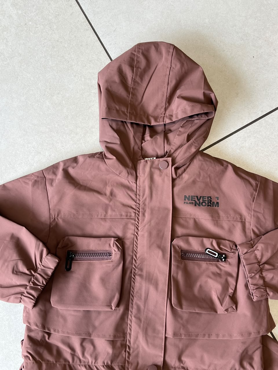 Dusty Rose Hooded Windbreaker and Pants Set  | Ages 2-6