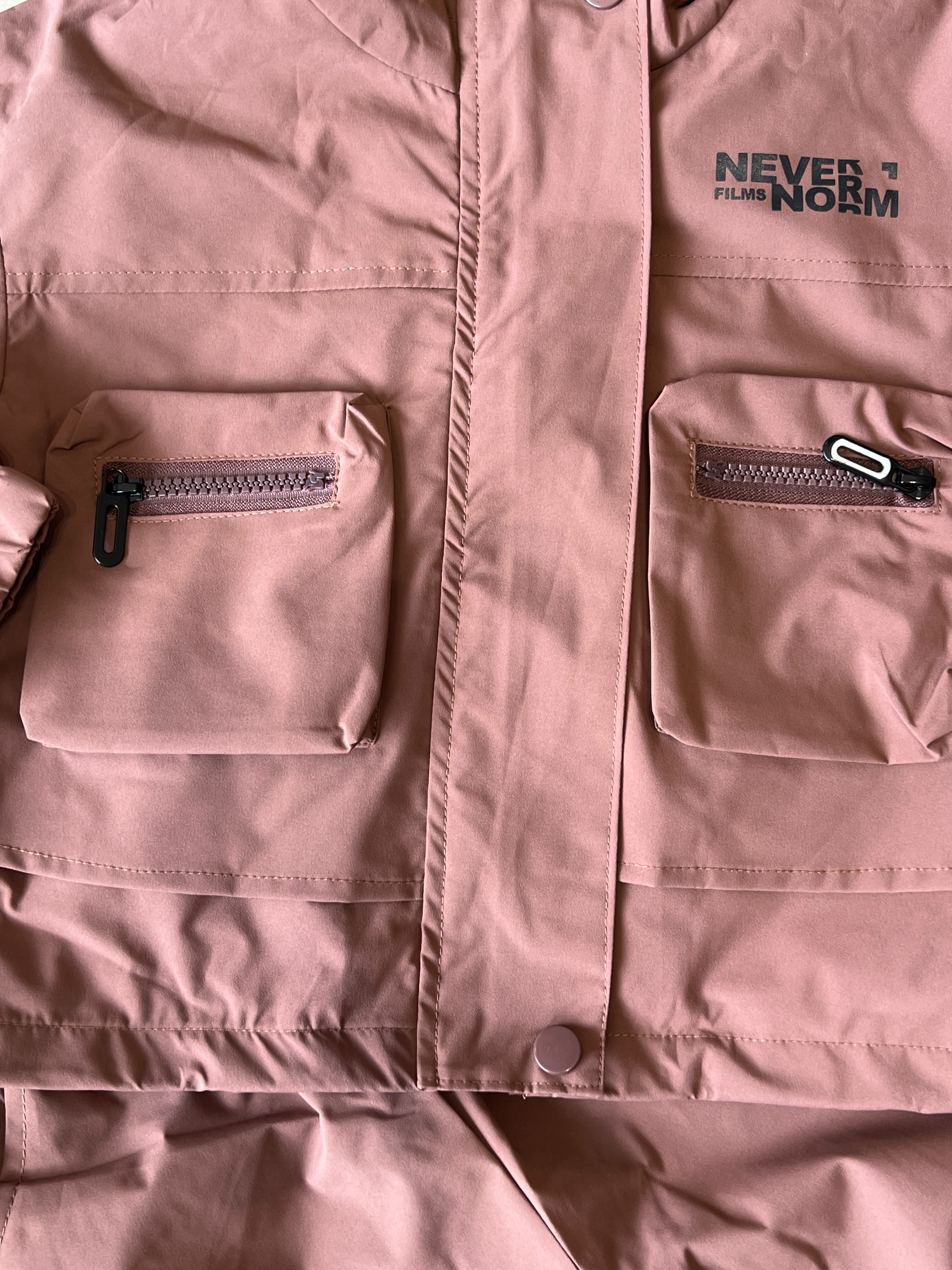 Dusty Rose Hooded Windbreaker and Pants Set  | Ages 2-6