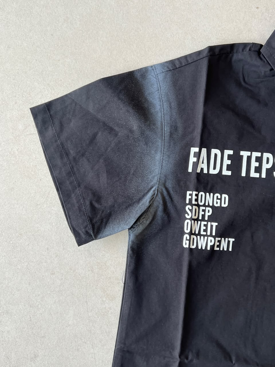 FADE TEPSNG Graphic Shirt for Boys | Black Button-Down | Ages 3-8