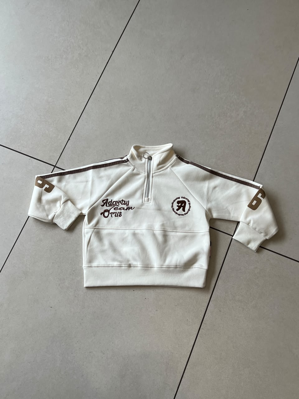 Varsity Quarter-Zip Sweatshirt for Boys | Sporty Fit | Ages 3-8