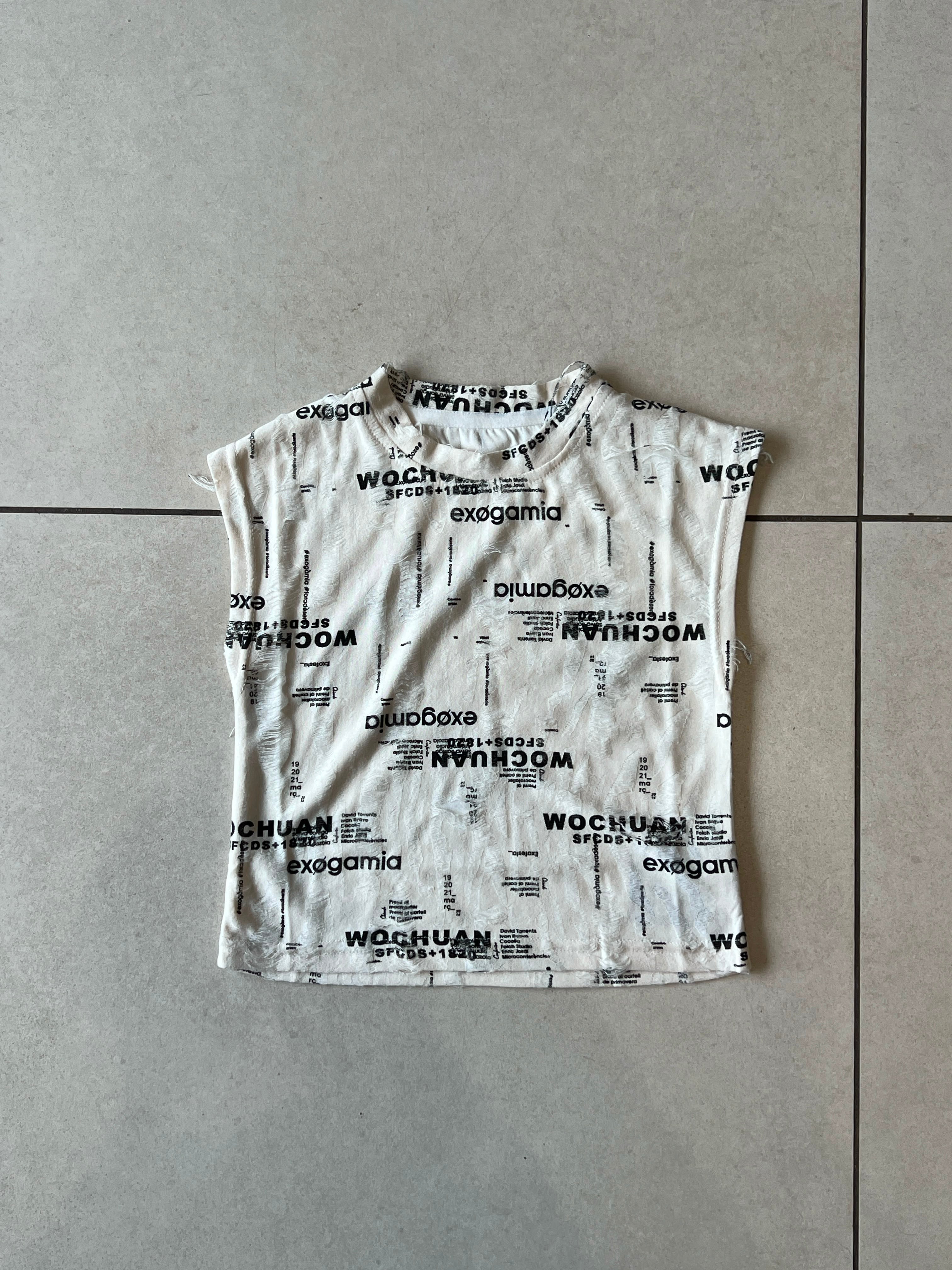 WOCHUAN Graphic Sleeveless Top for Girls | Streetwear | Ages 2-6