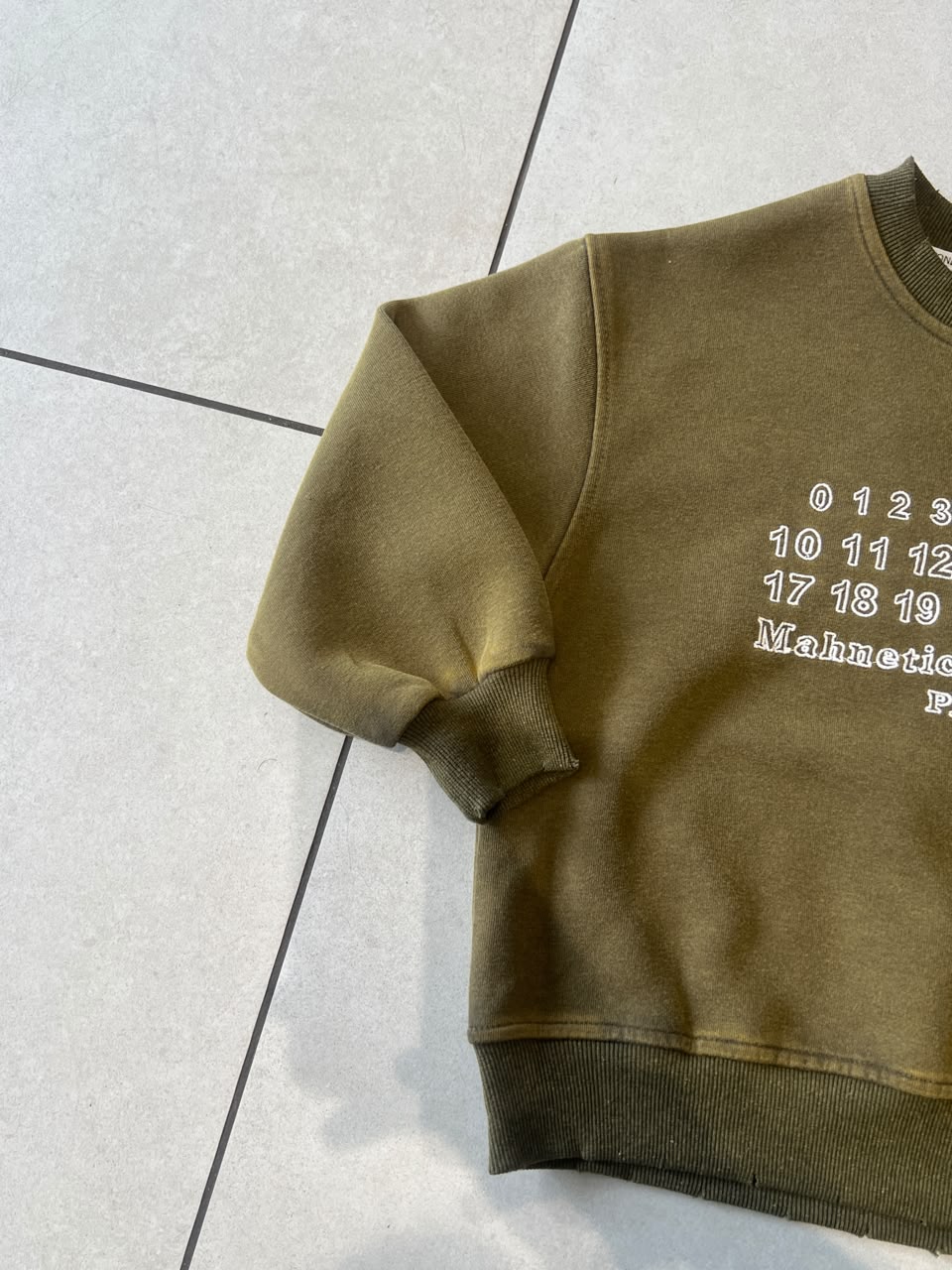 Everyday Crewneck Graphic Cotton T-Shirt for Kids | Ages 3–7, detail view, aataa kidd