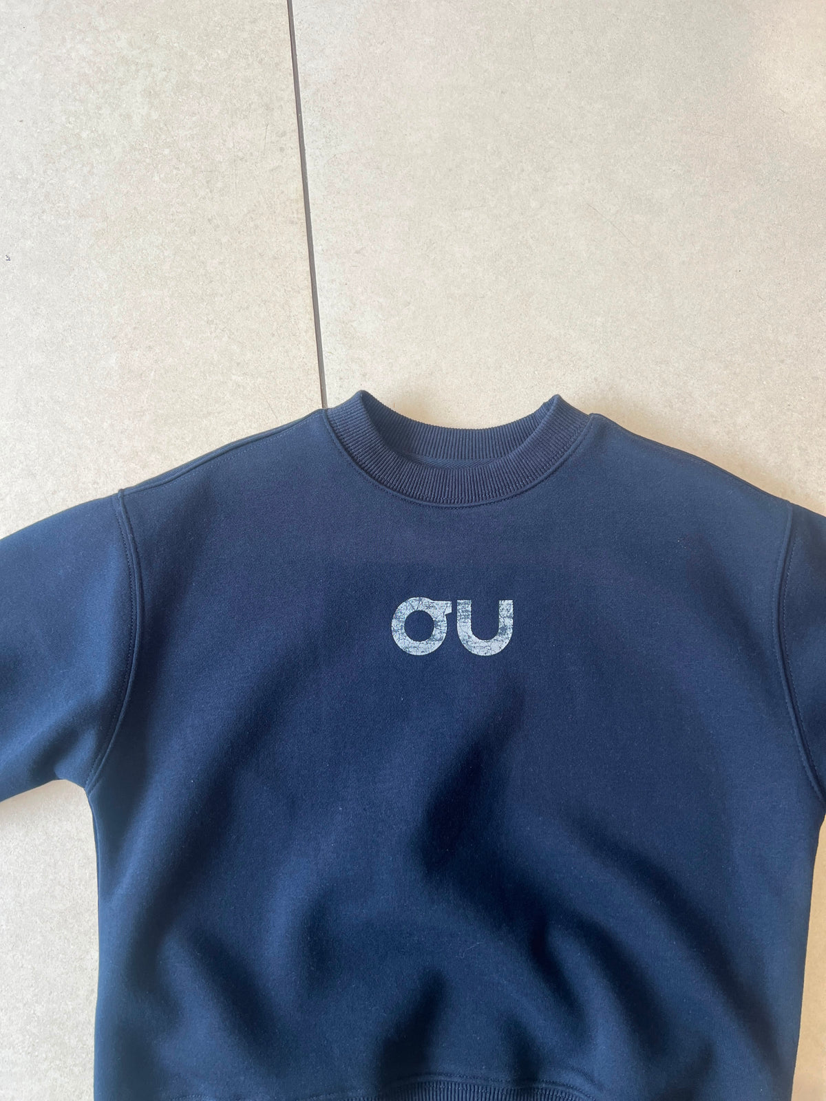 Everyday Crewneck Graphic Cotton T-Shirt for Kids | Ages 3–7, close-up texture, aataa kidd