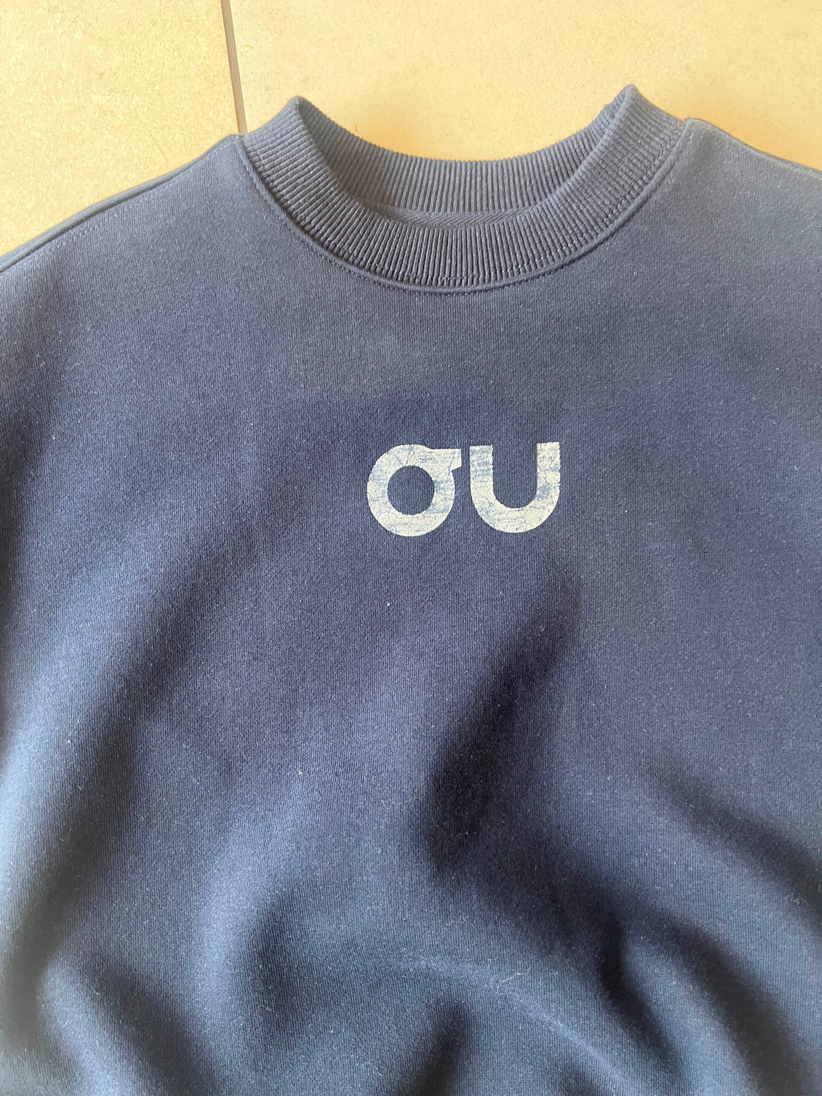 Everyday Crewneck Graphic Cotton T-Shirt for Kids | Ages 3–7, collar detail, aataa kidd