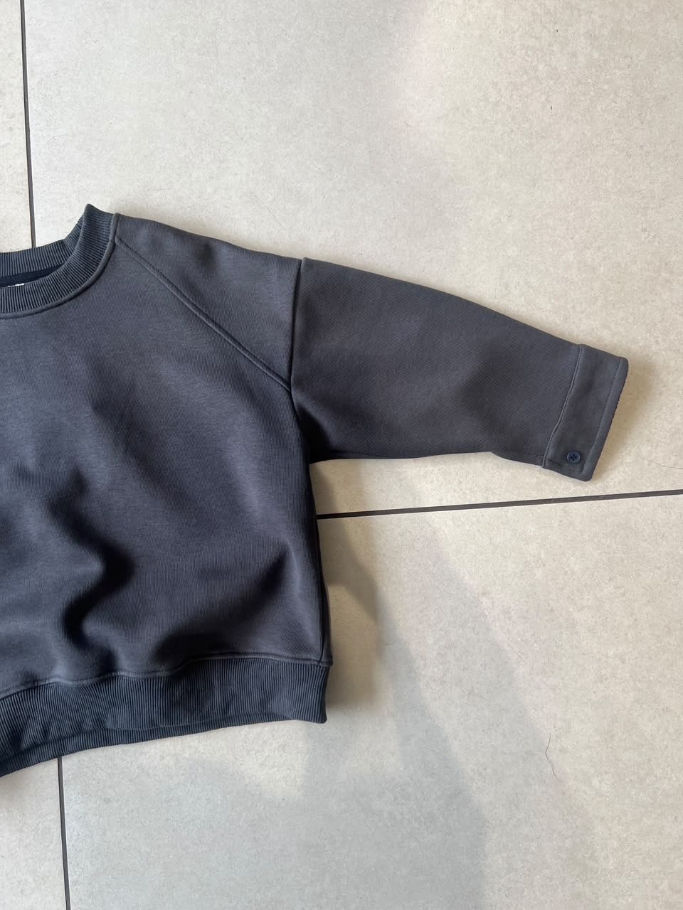 Everyday Crewneck Graphic Cotton T-Shirt for Kids | Ages 3–7, close-up texture, aataa kidd