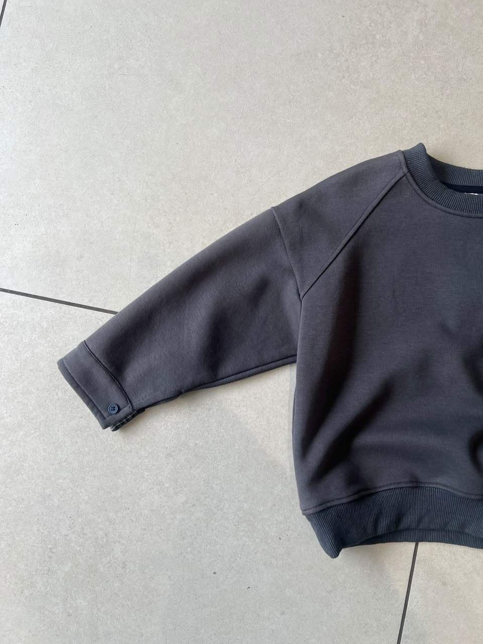 Everyday Crewneck Graphic Cotton T-Shirt for Kids | Ages 3–7, detail view, aataa kidd