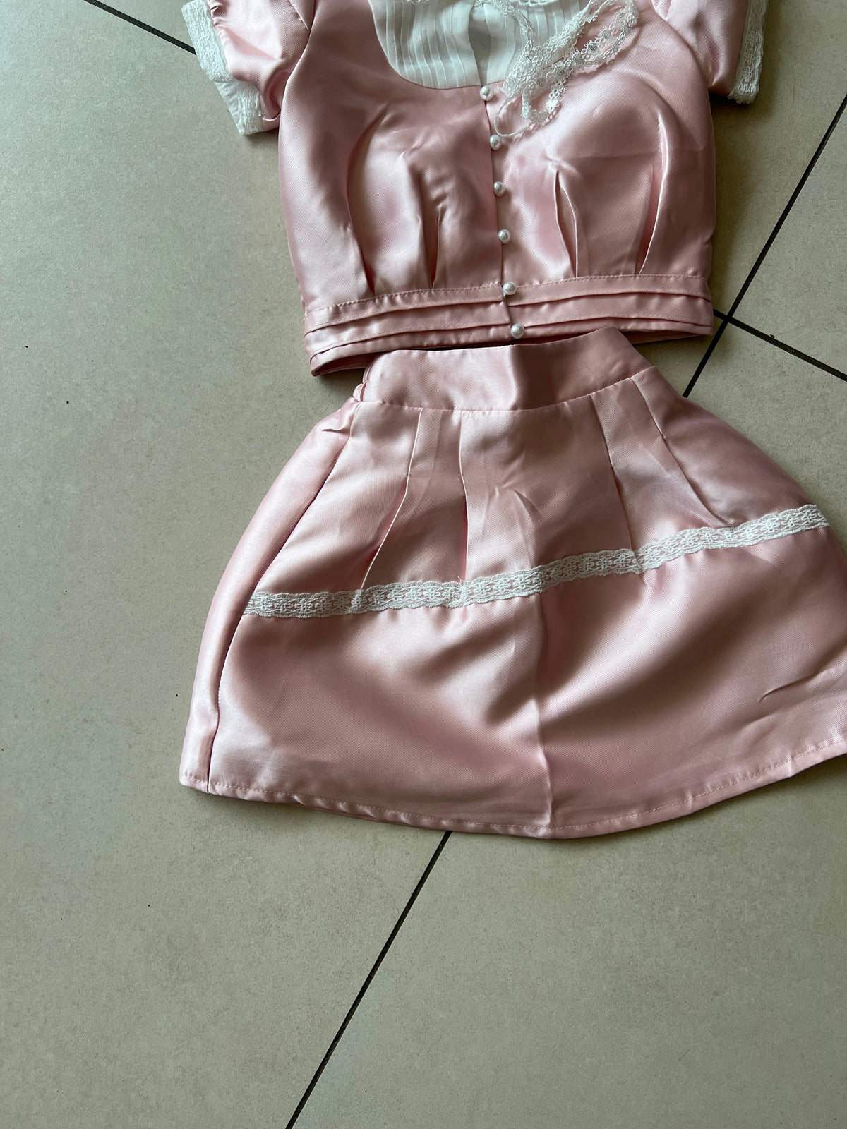 Coordinated Top and Bottom Casual Set for Girls | Ages 2–8, view 13, aataa kidd