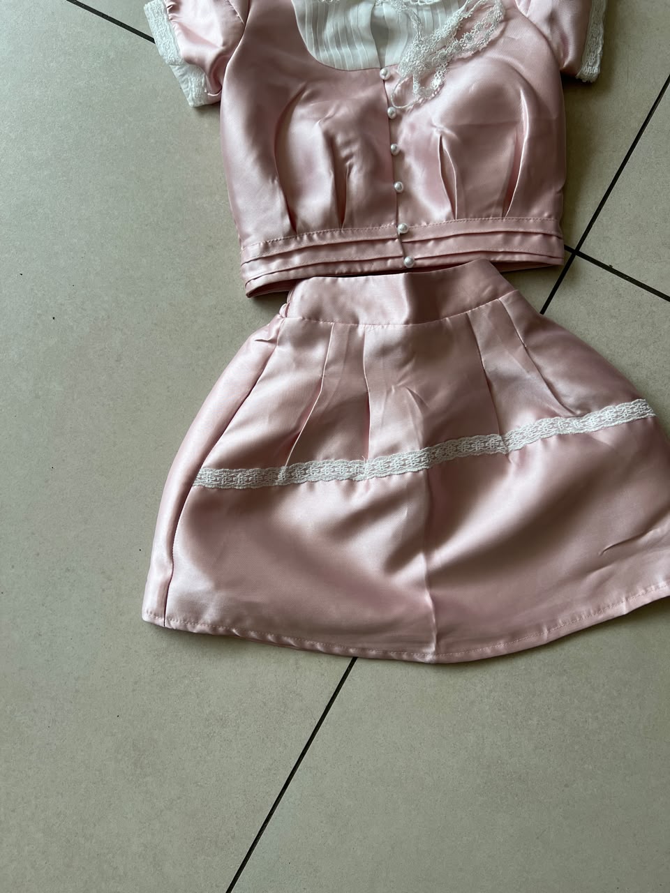 Coordinated Top and Bottom Casual Set for Girls | Ages 2–8, cuff detail, aataa kidd