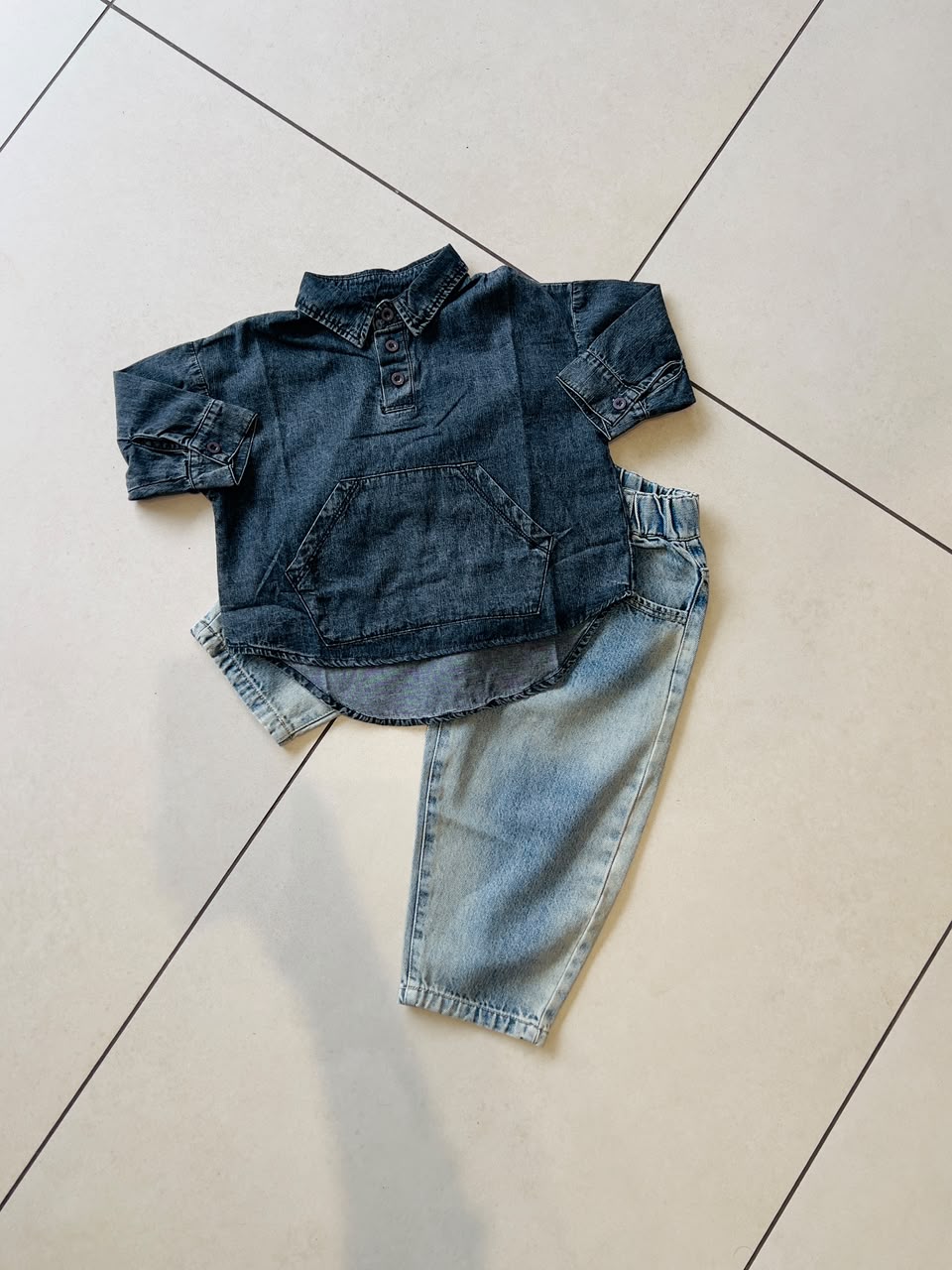 Classic Button-Down Casual Shirt for Boys | Ages 1–6, close-up texture, aataa kidd