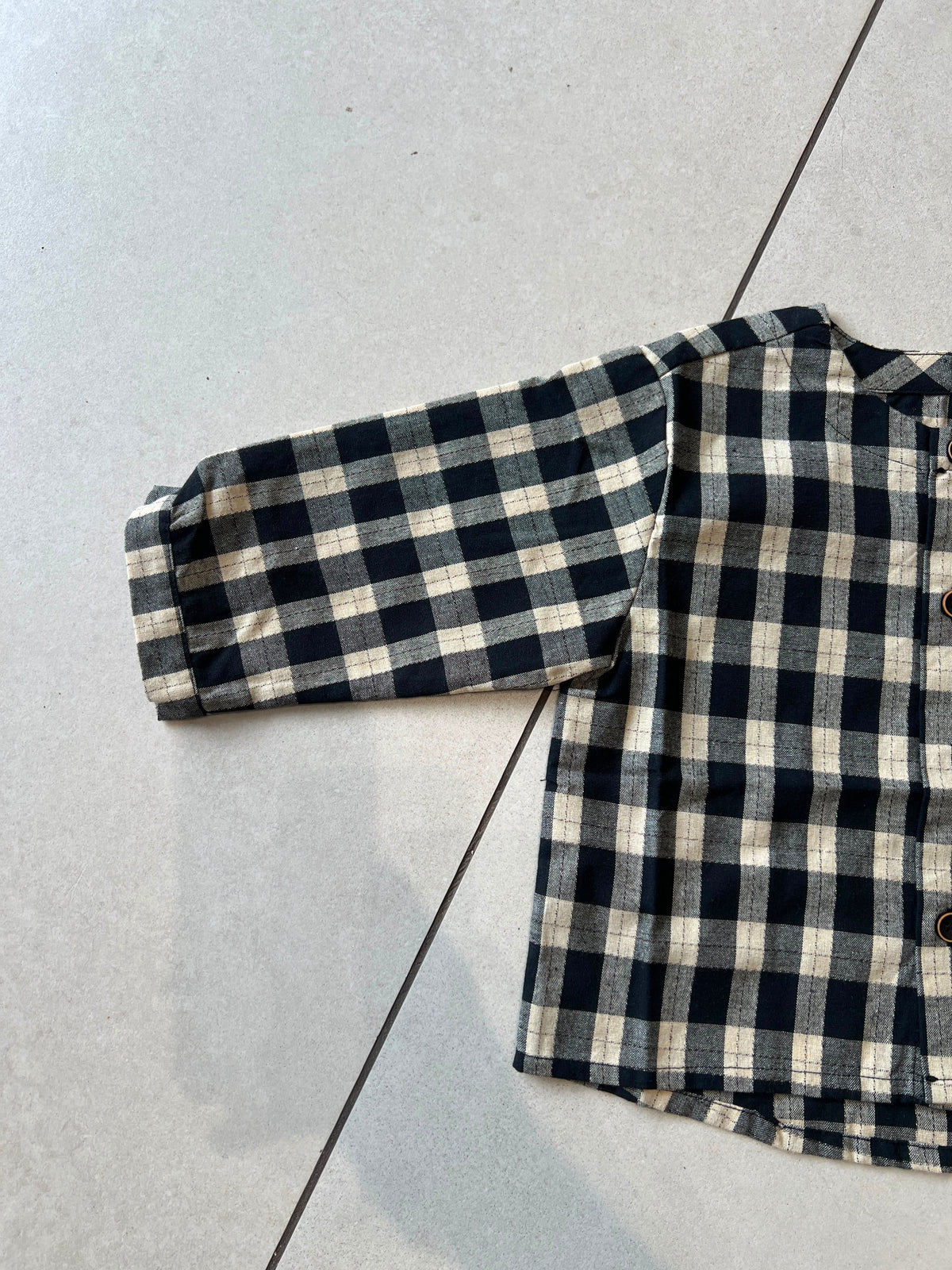 Classic Button-Down Casual Shirt for Boys | Ages 1–6, flat lay, aataa kidd