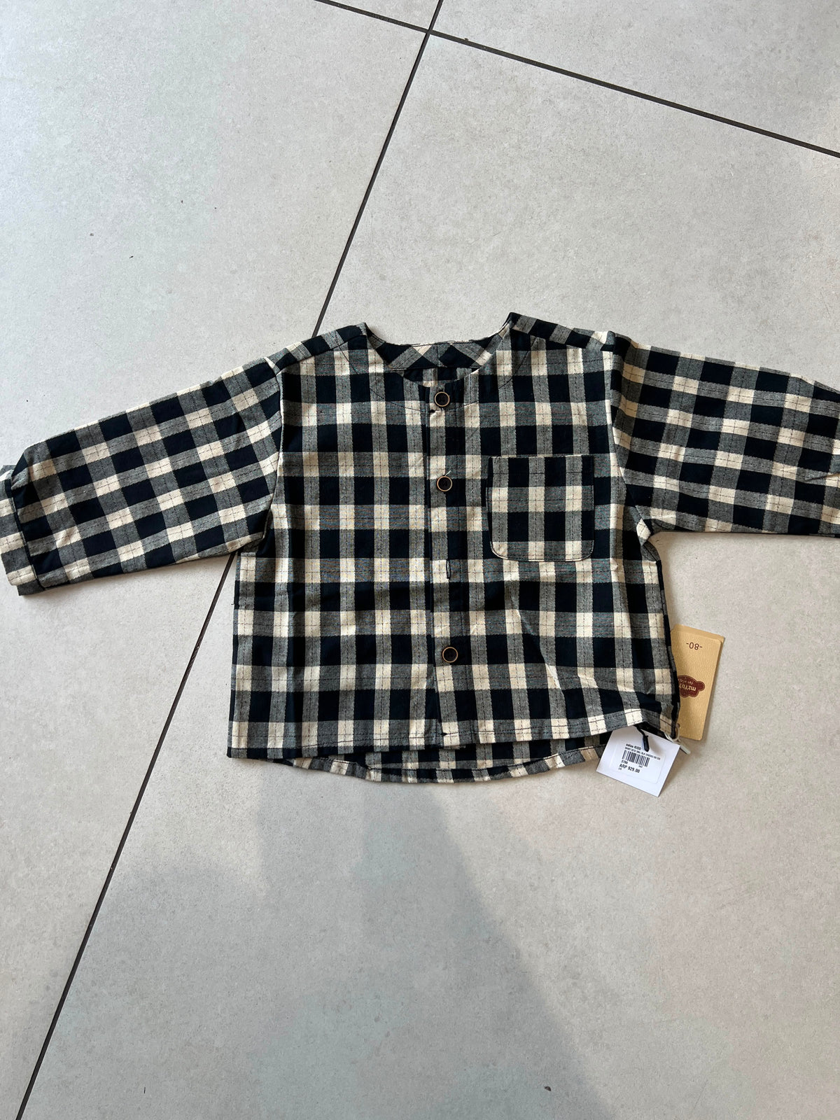 Classic Button-Down Casual Shirt for Boys | Ages 1–6, pocket detail, aataa kidd
