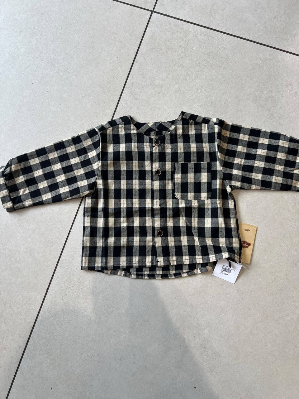 Classic Button-Down Casual Shirt for Boys | Ages 1–6, back view, aataa kidd