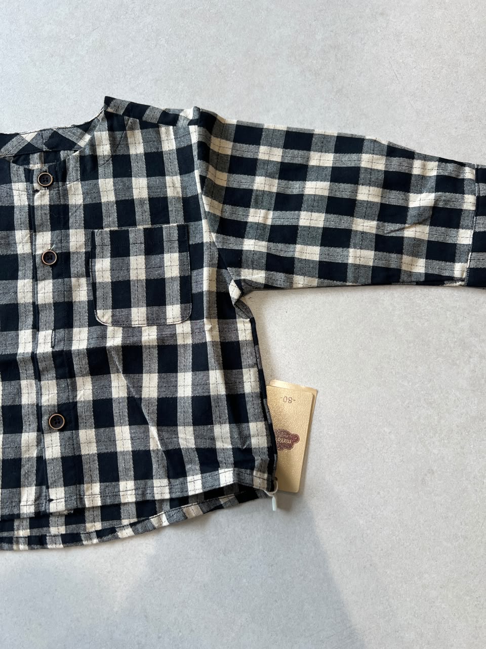 Classic Button-Down Casual Shirt for Boys | Ages 1–6, detail view, aataa kidd