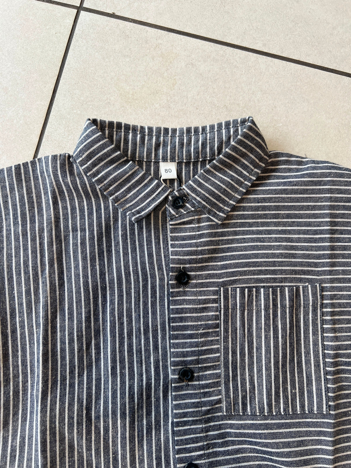 Classic Button-Down Casual Shirt for Boys | Ages 1–6, hem detail, aataa kidd