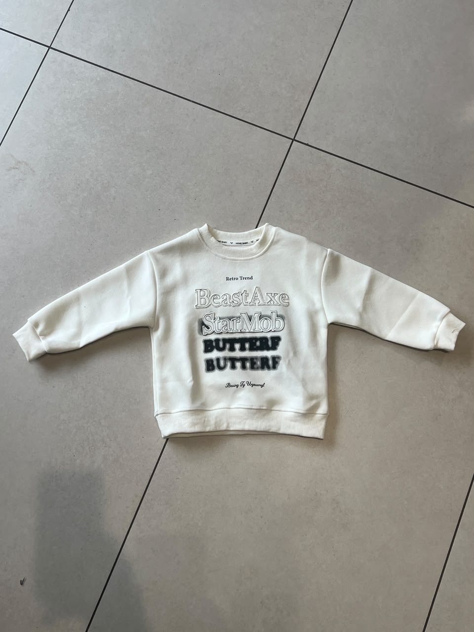 Everyday Crewneck Graphic Cotton T-Shirt for Kids | Ages 3–7, close-up texture, aataa kidd