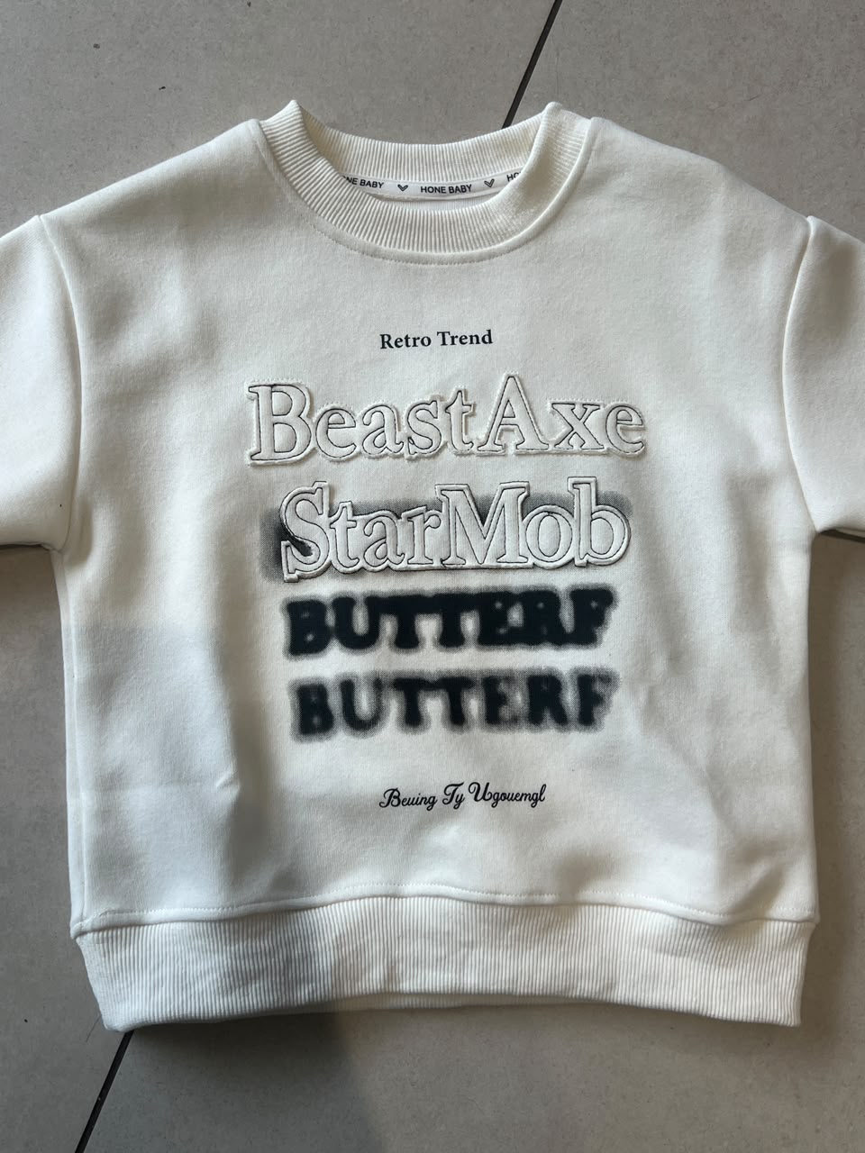Everyday Crewneck Graphic Cotton T-Shirt for Kids | Ages 3–7, back view, aataa kidd