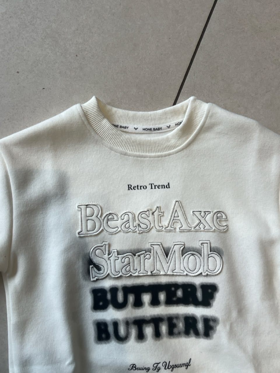Everyday Crewneck Graphic Cotton T-Shirt for Kids | Ages 3–7, detail view, aataa kidd