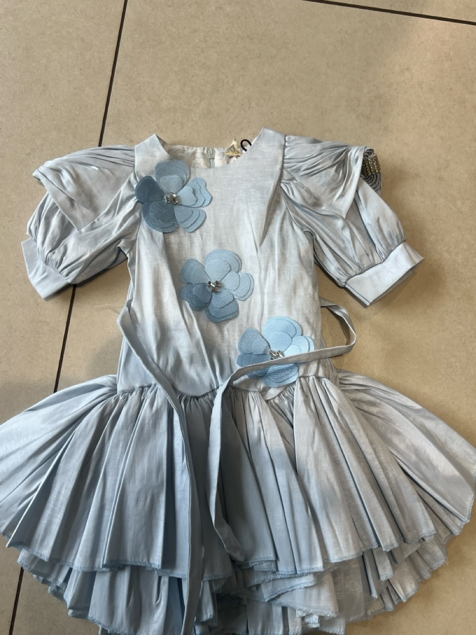 Floral Lace Party Dress for Girls | Ages 2–8, view 15, aataa kidd