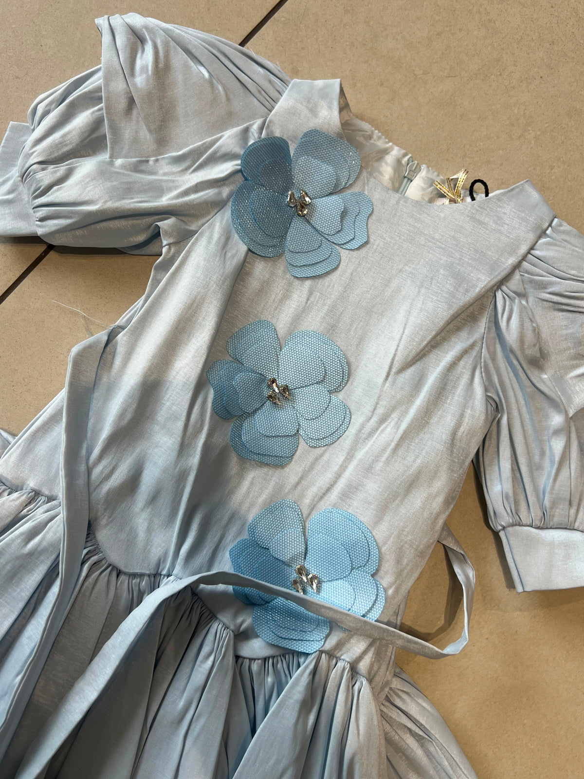 Floral Lace Party Dress for Girls | Ages 2–8, view 22, aataa kidd