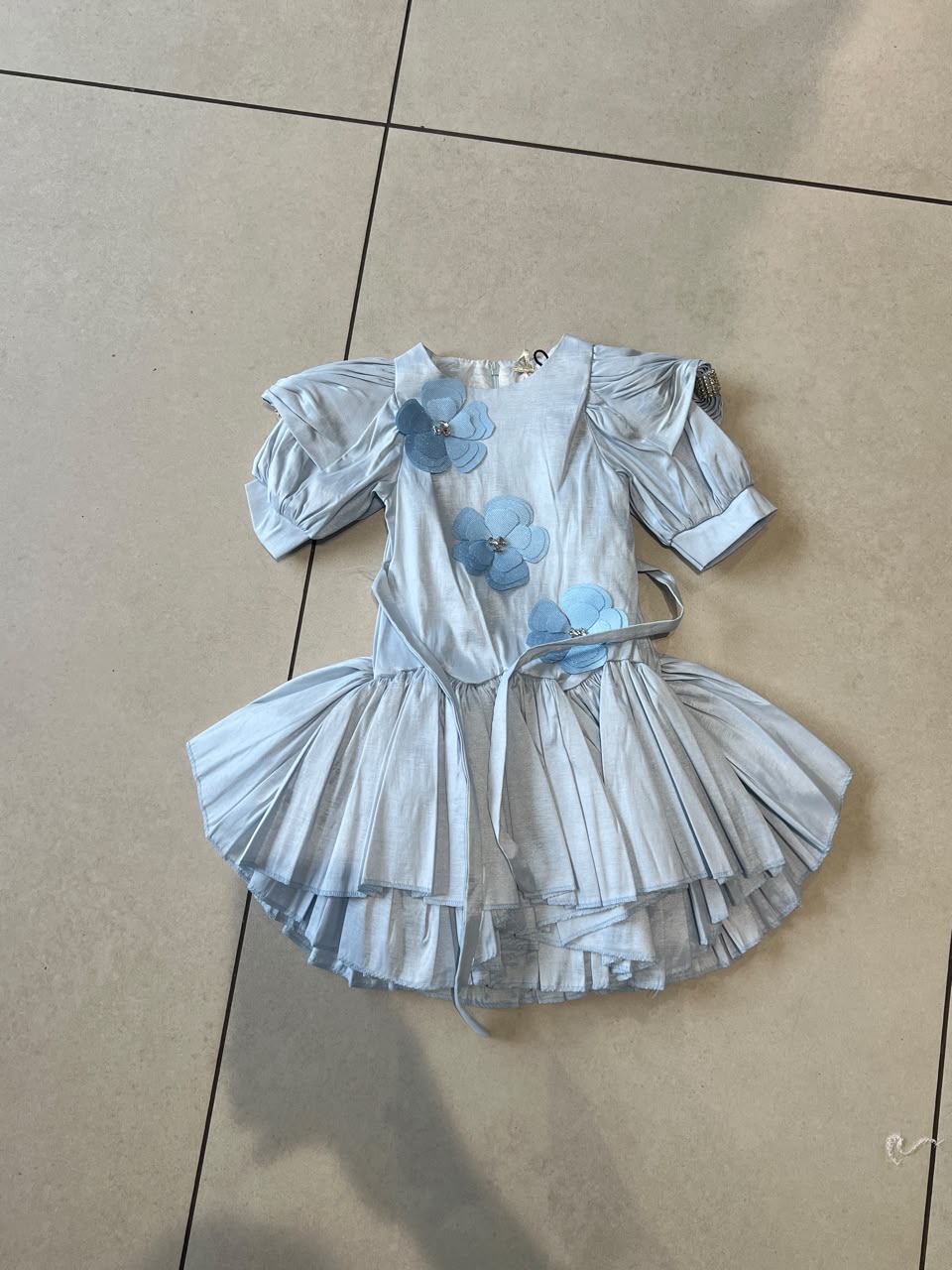 Floral Lace Party Dress for Girls | Ages 2–8, view 18, aataa kidd