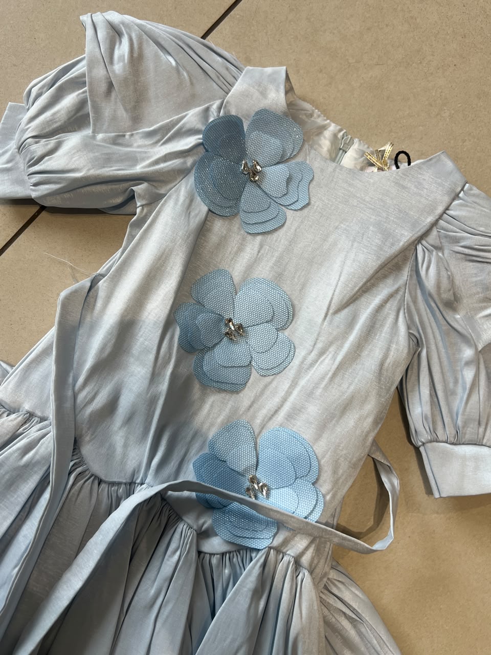 Floral Lace Party Dress for Girls | Ages 2–8, view 17, aataa kidd