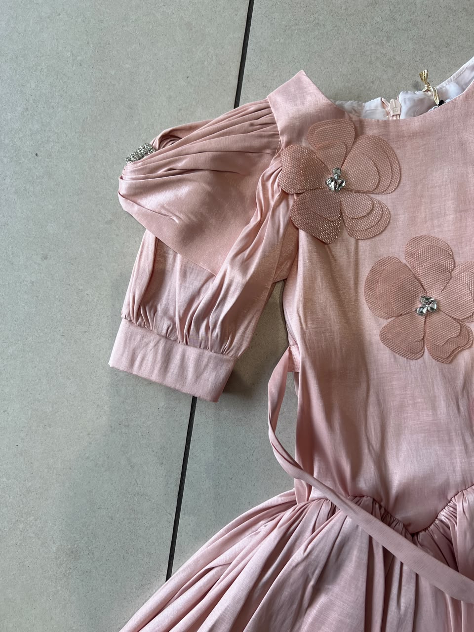 Floral Lace Party Dress for Girls | Ages 2–8, view 27, aataa kidd