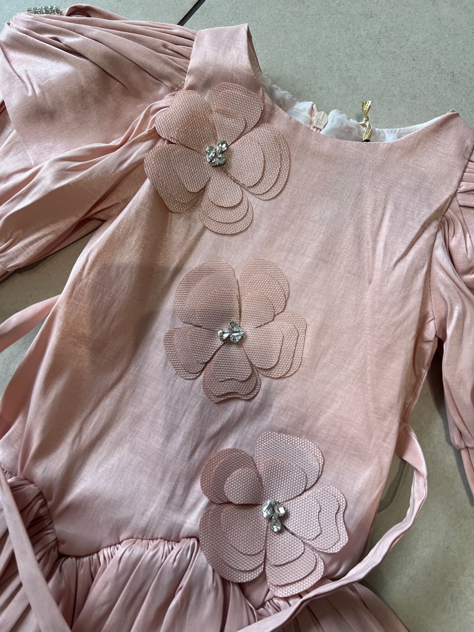 Floral Lace Party Dress for Girls | Ages 2–8, view 28, aataa kidd