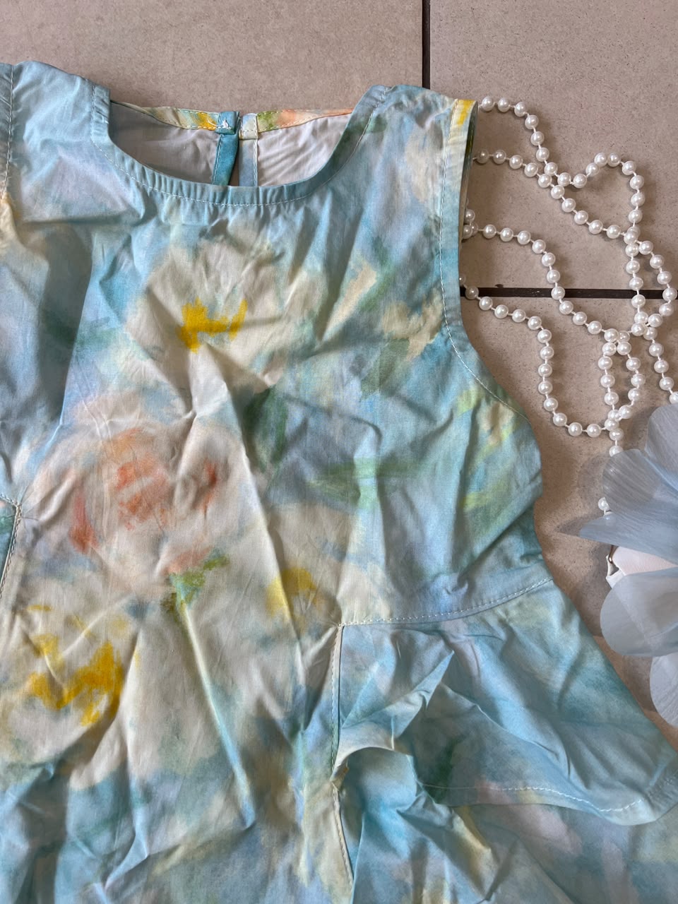 Casual Cotton Tiered Frock for Girls | Ages 1–6, lifestyle view, aataa kidd