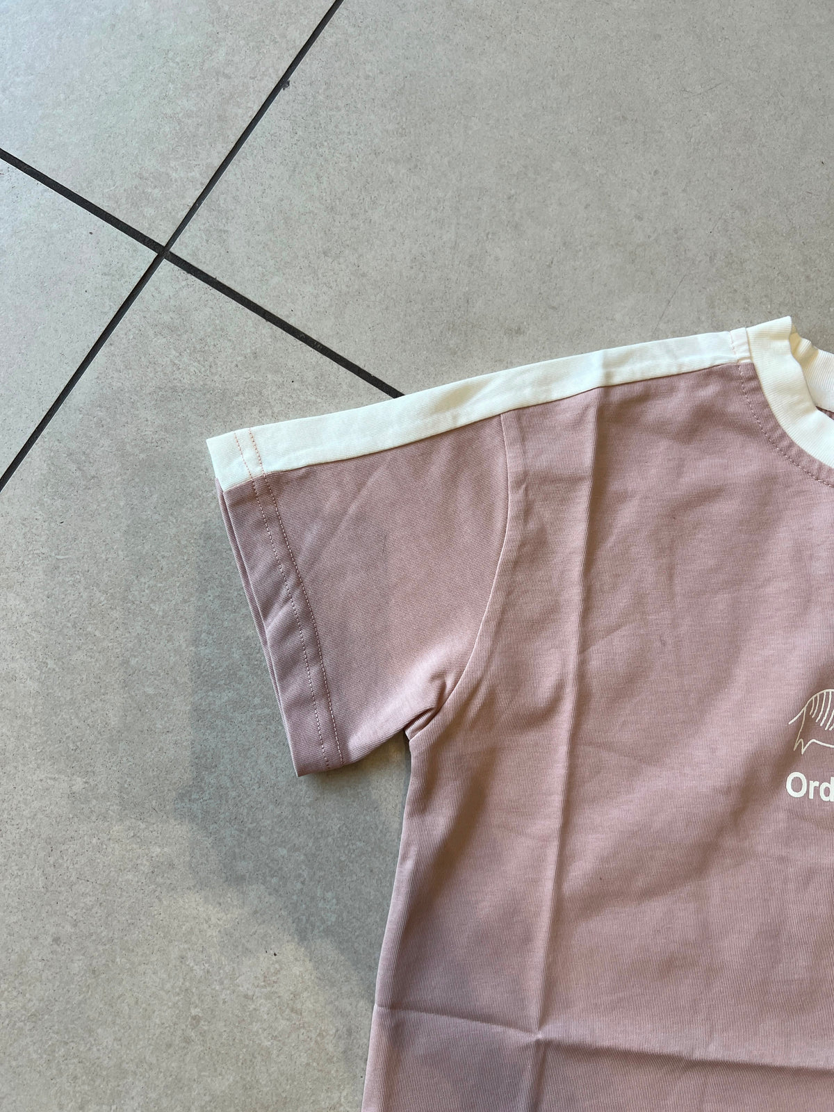 Everyday Crewneck Graphic Cotton T-Shirt for Kids | Ages 2–6, hem detail, aataa kidd