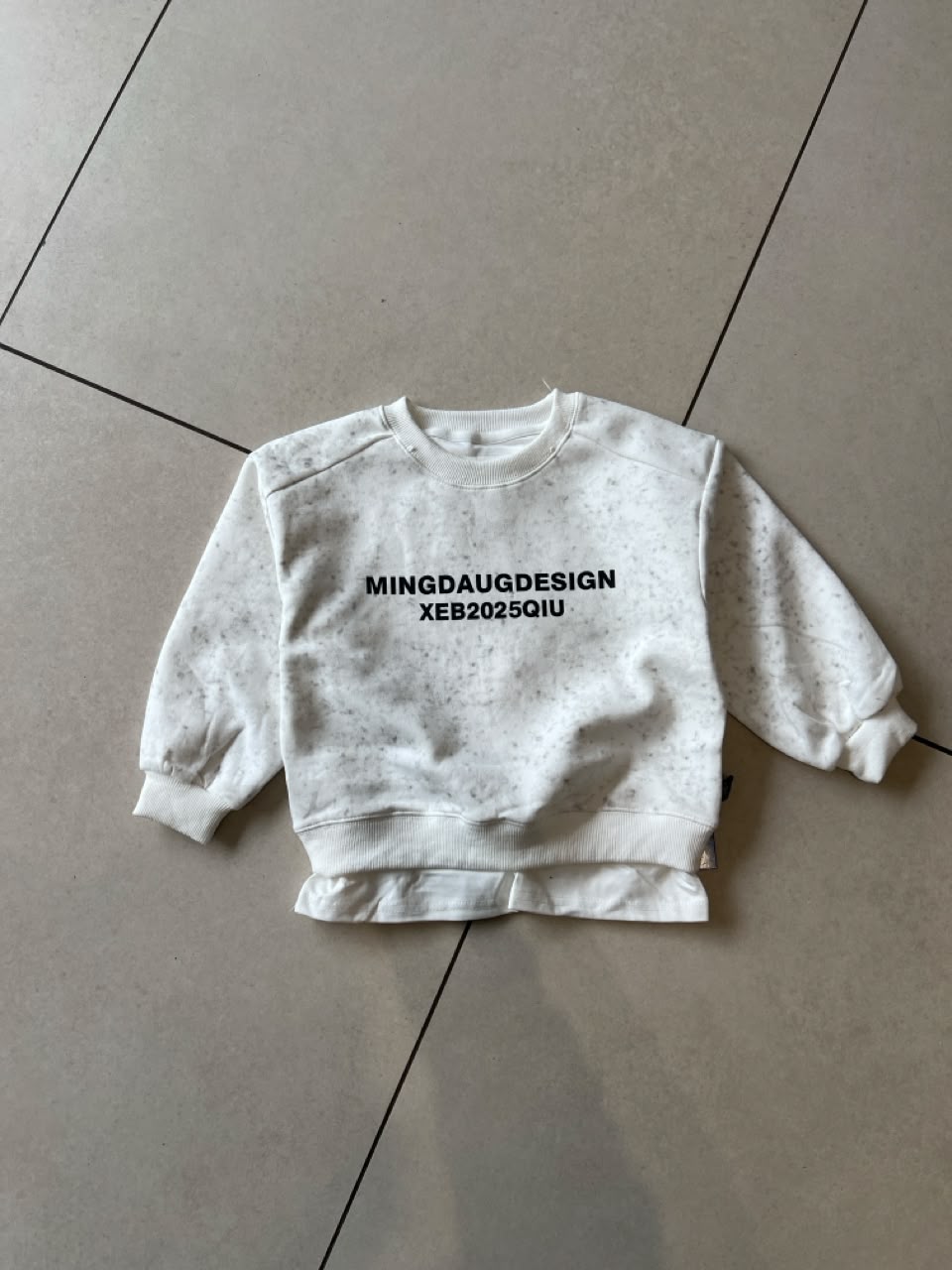 Everyday Crewneck Graphic Cotton T-Shirt for Kids | Ages 3–8, lifestyle view, aataa kidd