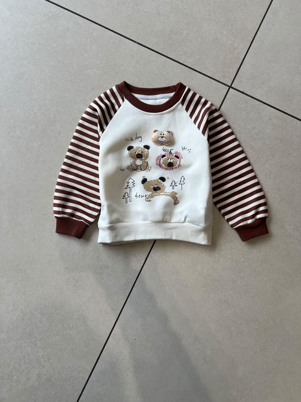 Everyday Crewneck Graphic Cotton T-Shirt for Kids | Ages 1–5, lifestyle view, aataa kidd