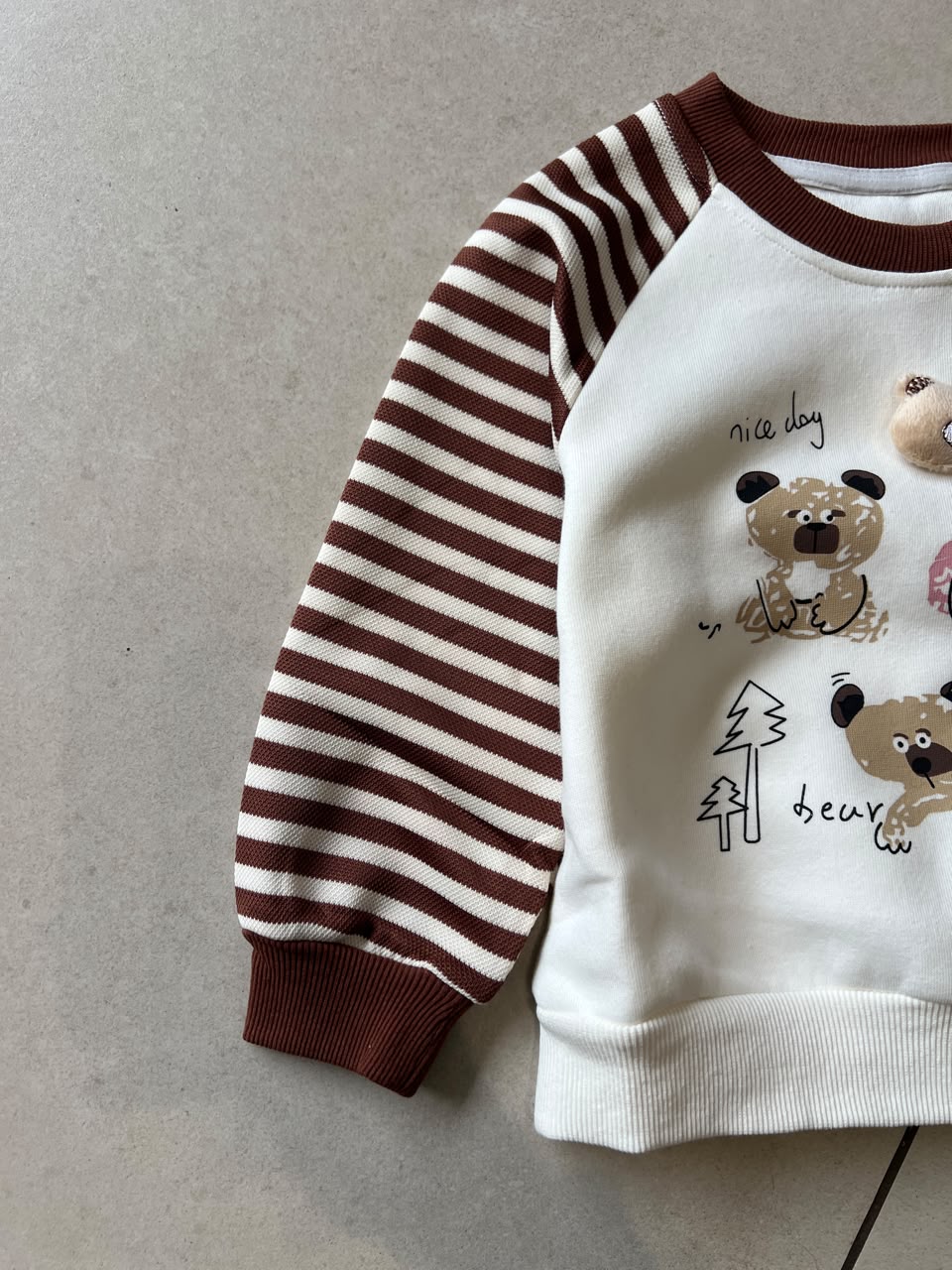 Everyday Crewneck Graphic Cotton T-Shirt for Kids | Ages 1–5, back view, aataa kidd