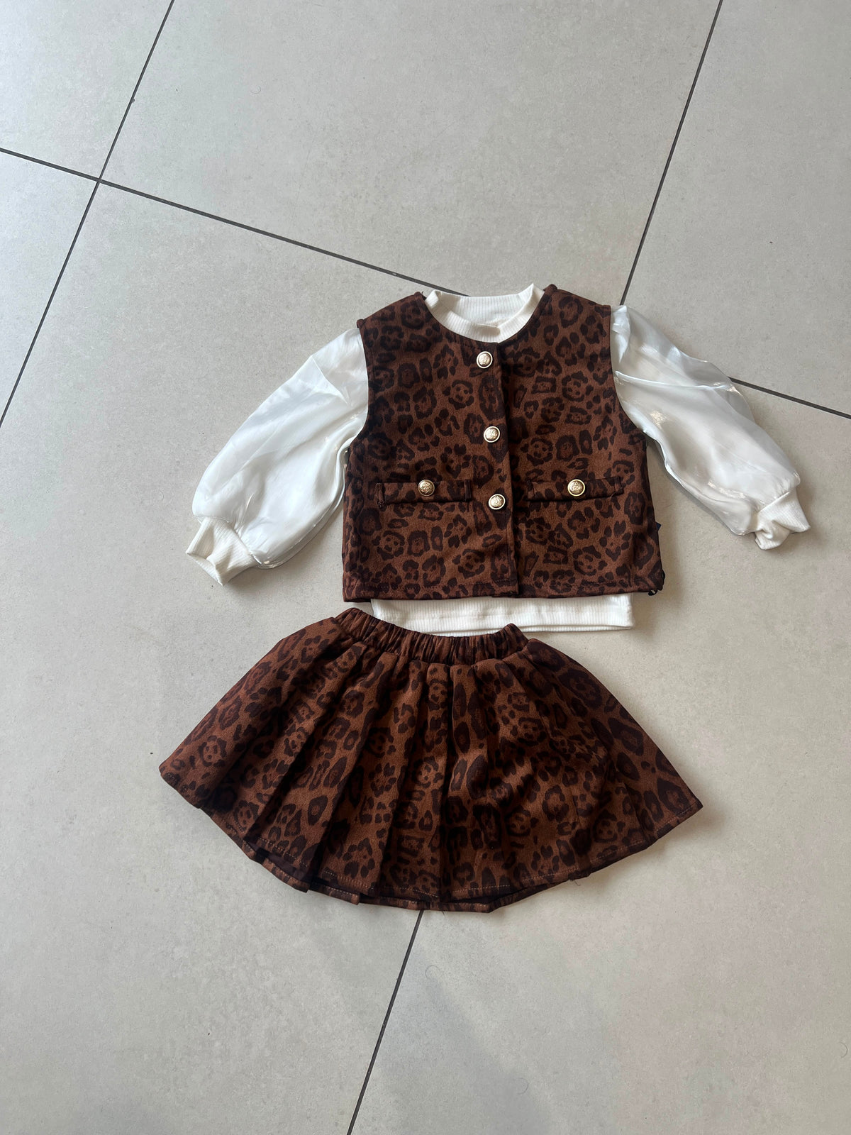 Coordinated Top and Bottom Casual Set for Girls | Ages 2–5, pocket detail, aataa kidd