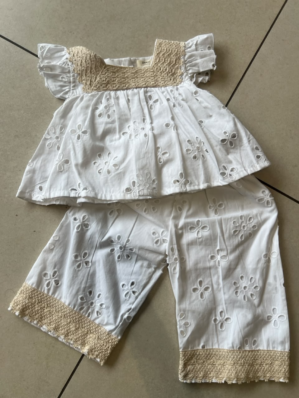 Everyday Two-Piece Outfit Set for Kids | Ages 1–3, front view, aataa kidd
