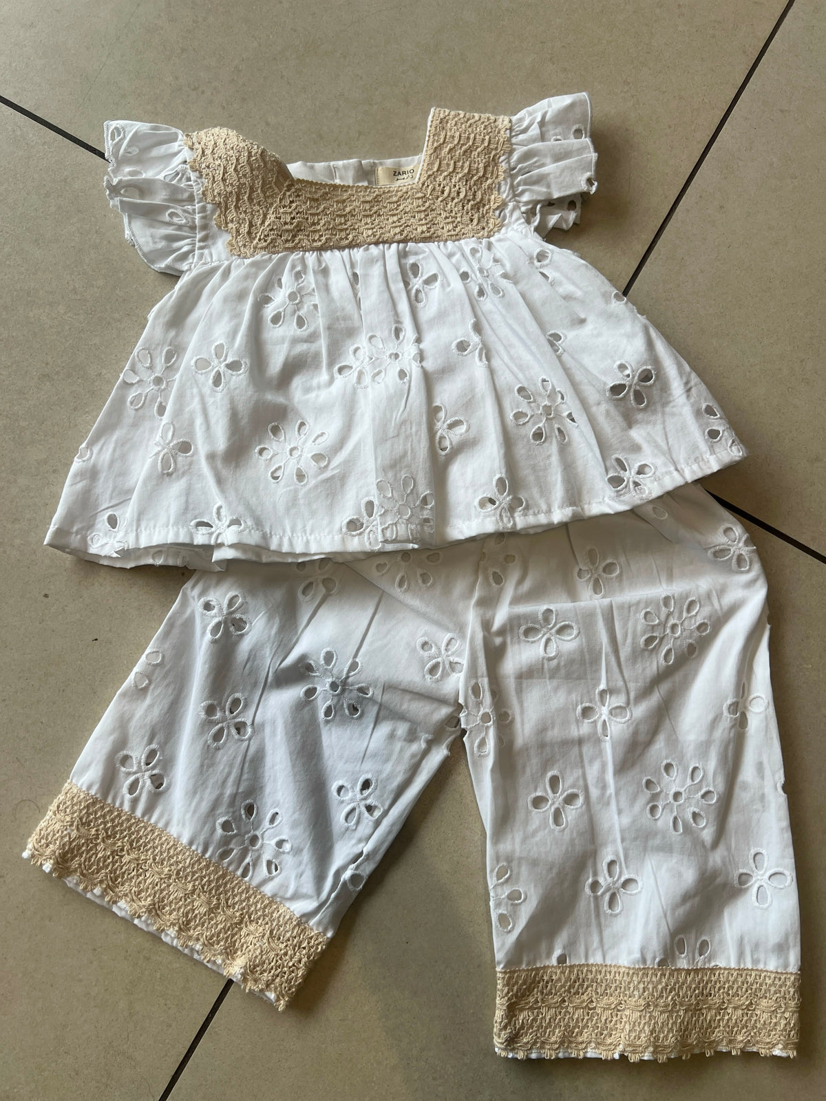 Everyday Two-Piece Outfit Set for Kids | Ages 1–3, collar detail, aataa kidd