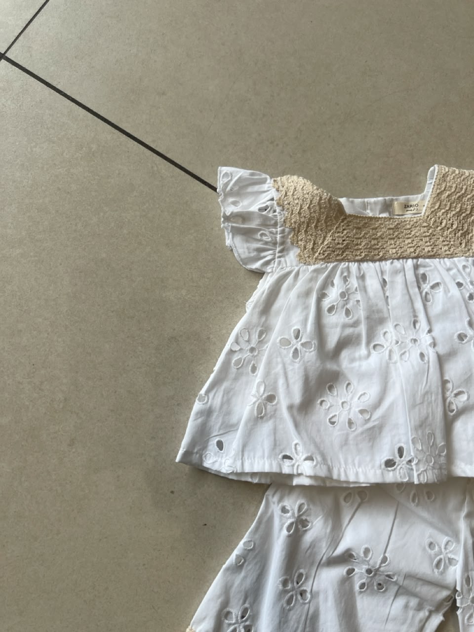 Everyday Two-Piece Outfit Set for Kids | Ages 1–3, back view, aataa kidd