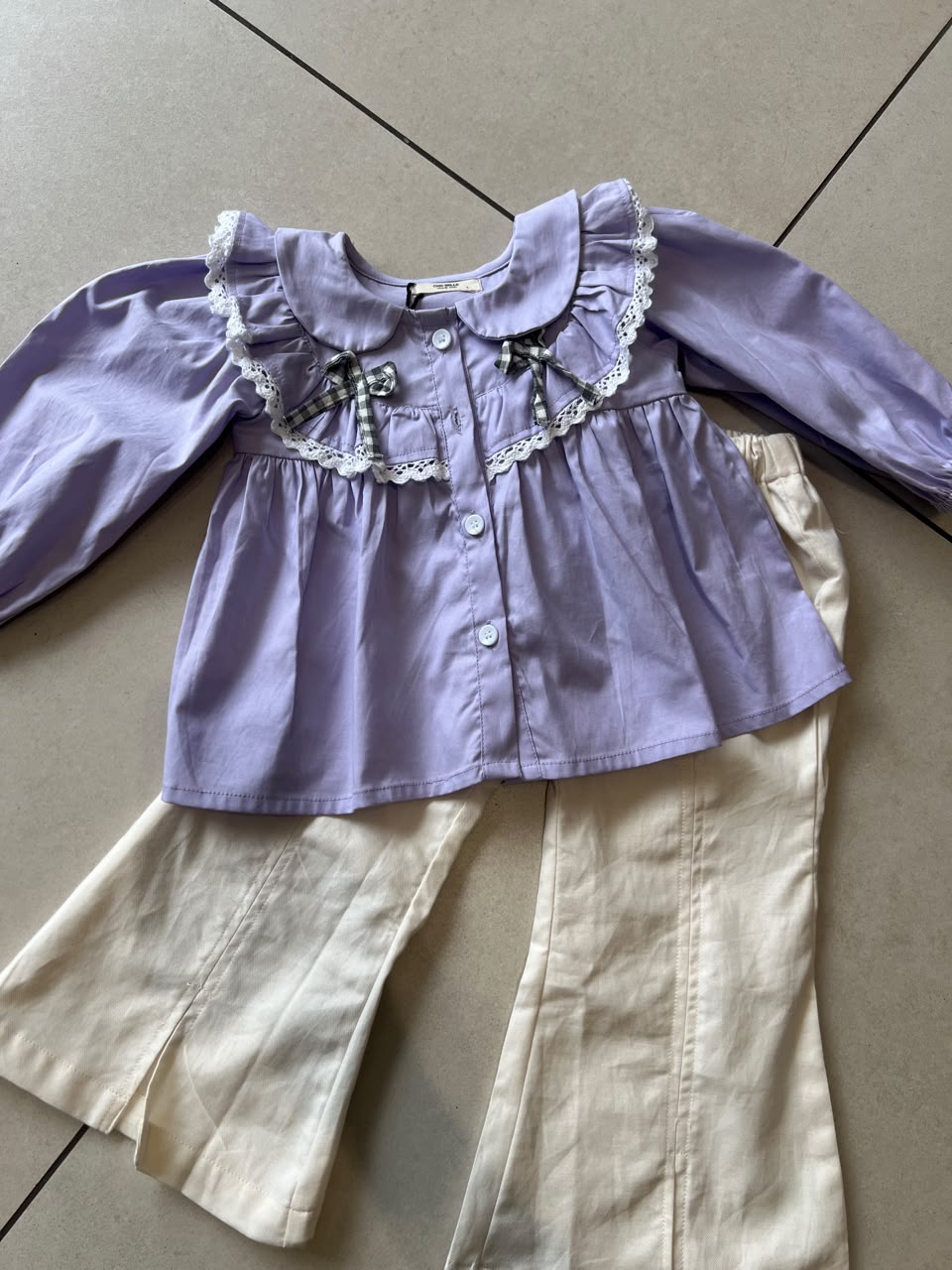 Everyday Two-Piece Outfit Set for Kids | Ages 2–5, front view, aataa kidd