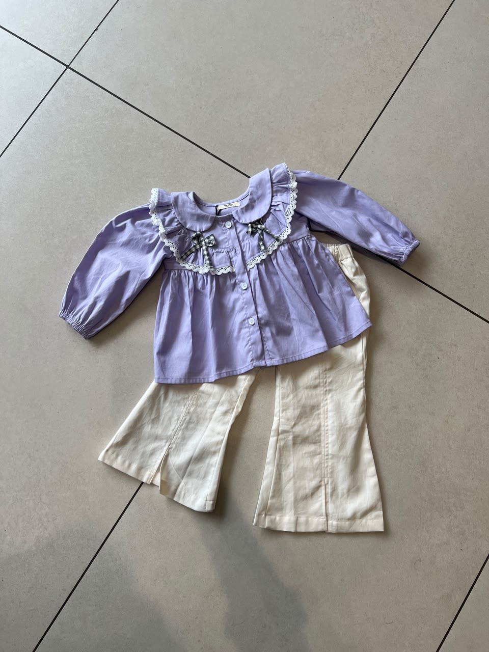 Everyday Two-Piece Outfit Set for Kids | Ages 2–5, cuff detail, aataa kidd