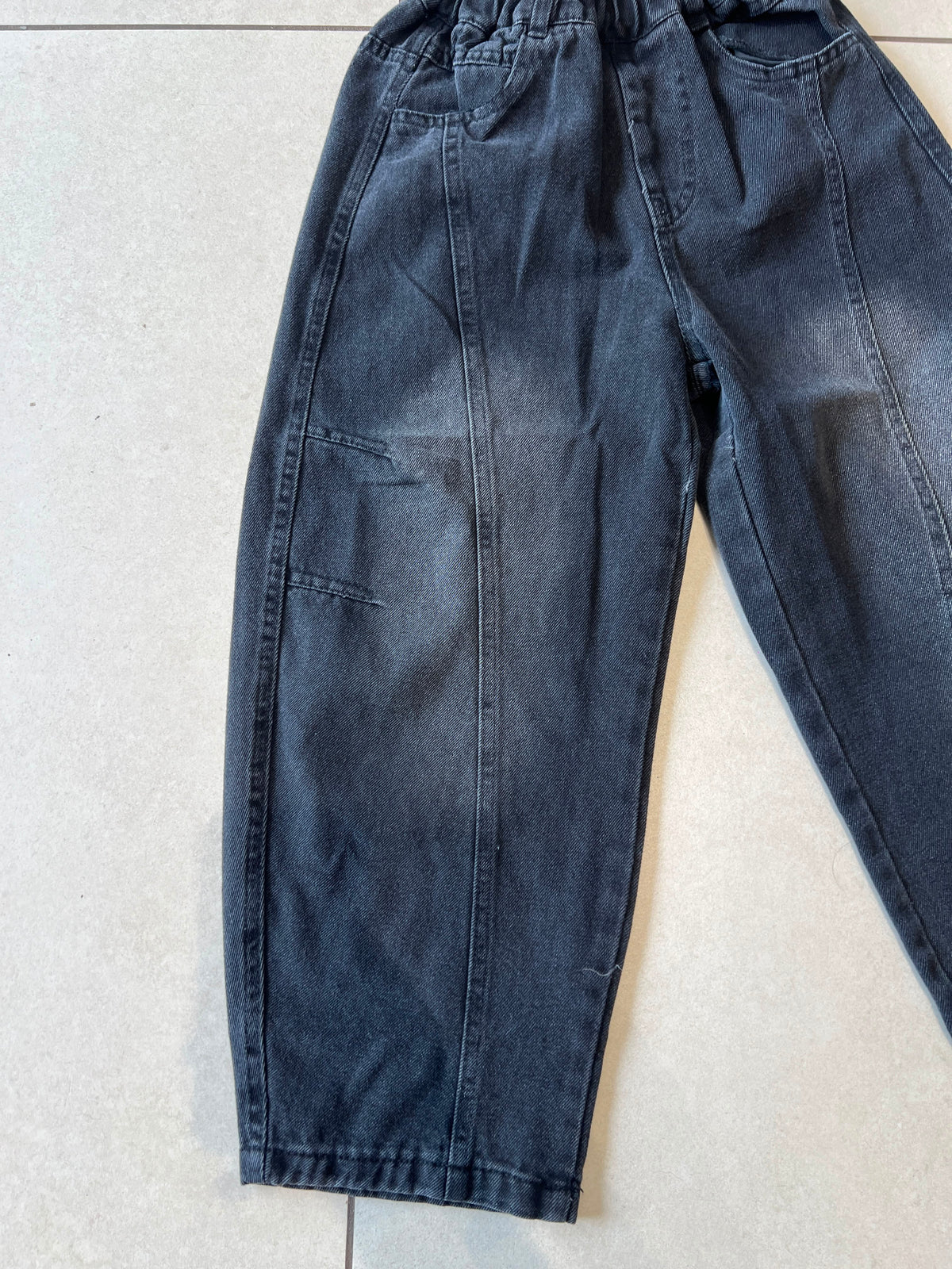 Comfort Stretch Everyday Casual Pants for Kids | Ages 5–10, pocket detail, aataa kidd