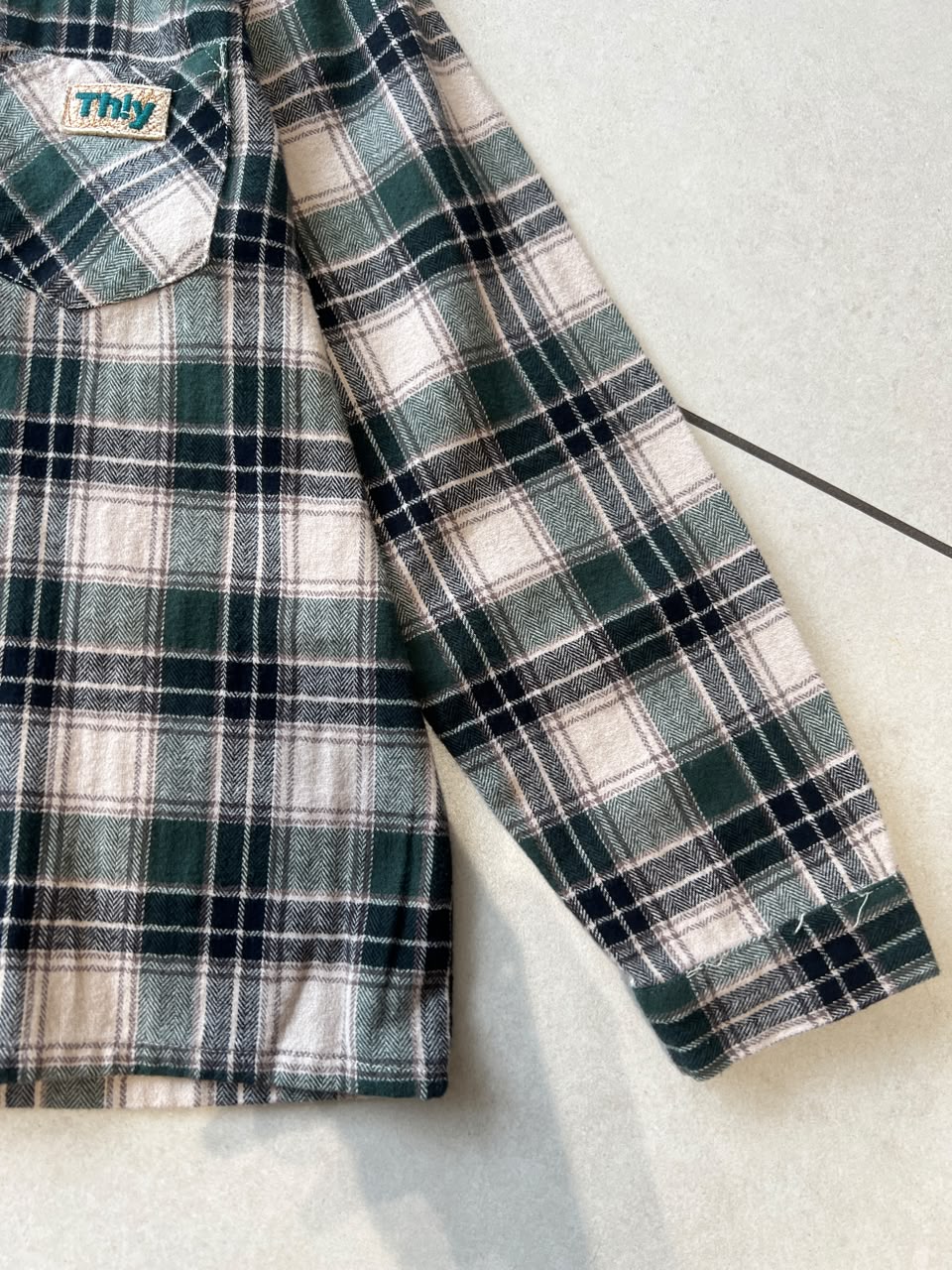 Classic Button-Down Casual Shirt for Boys | Ages 7–8, detail view, aataa kidd