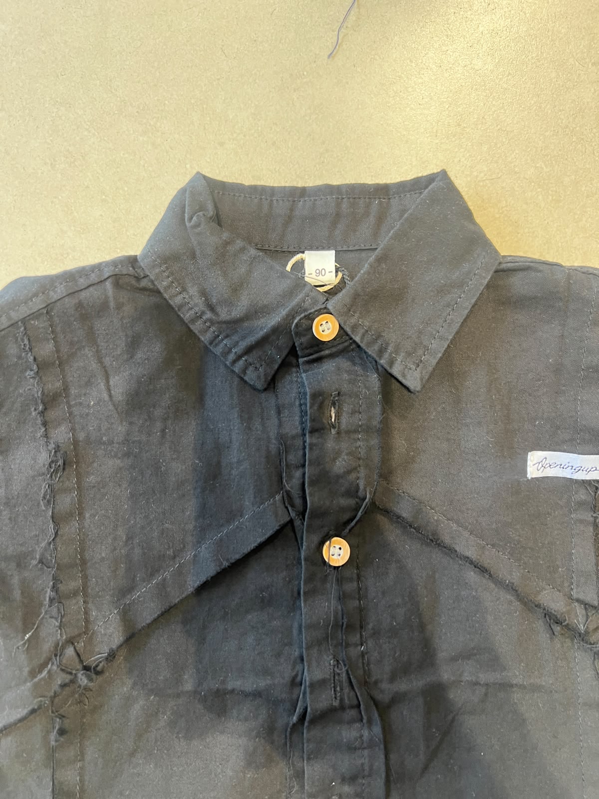 Classic Button-Down Casual Shirt for Boys | Ages 1–5, front view, aataa kidd