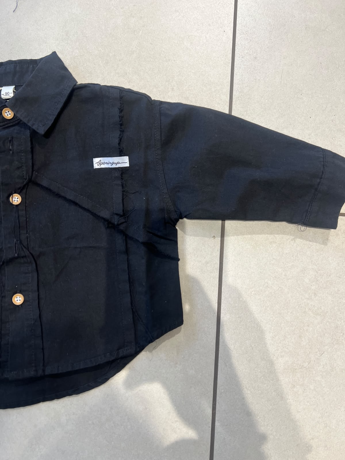 Classic Button-Down Casual Shirt for Boys | Ages 1–5, detail view, aataa kidd