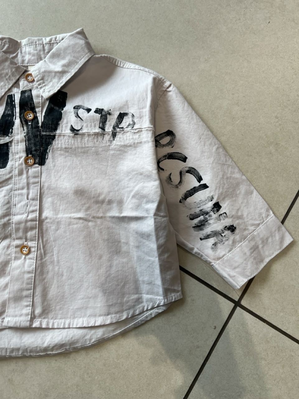 Classic Button-Down Casual Shirt for Boys | Ages 1–6, detail view, aataa kidd