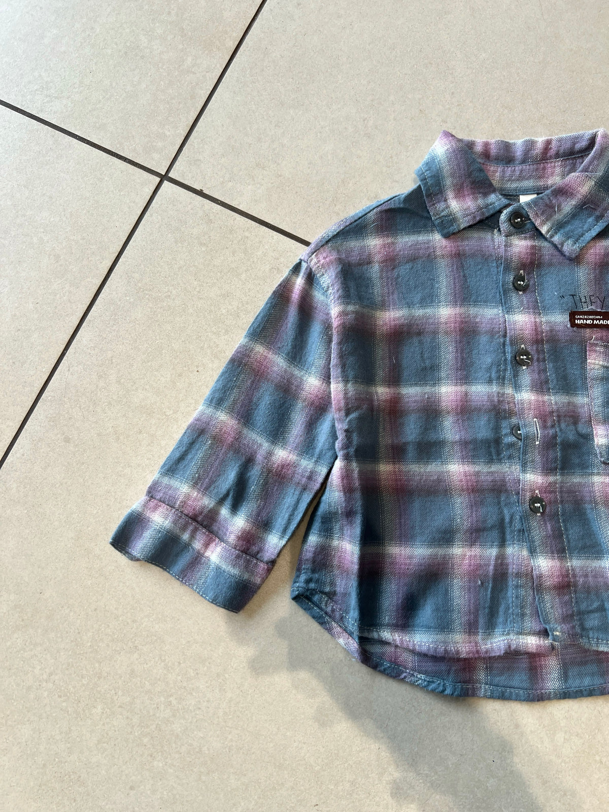 Classic Button-Down Casual Shirt for Boys | Ages 1–6, pocket detail, aataa kidd