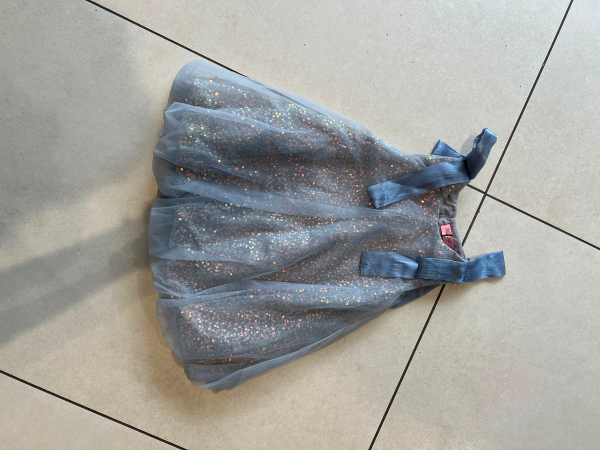 Casual Cotton Tiered Frock for Girls | Ages 2–5, flat lay, aataa kidd