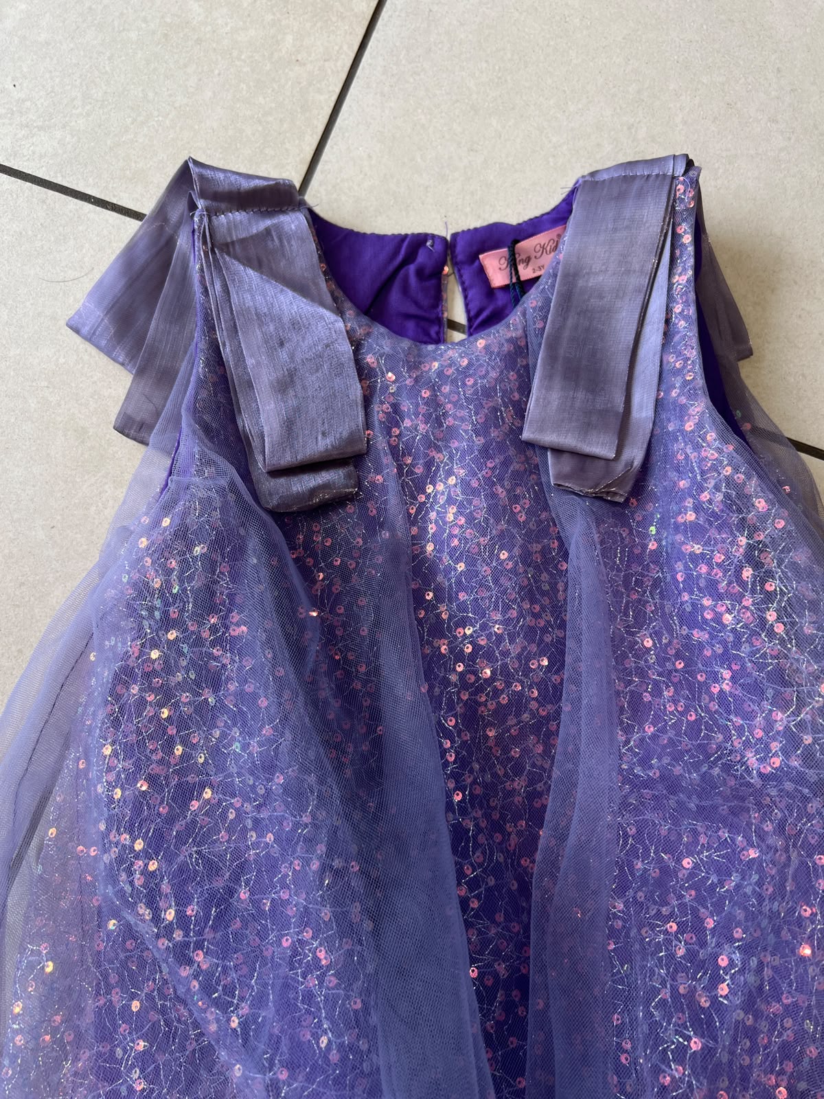 Casual Cotton Tiered Frock for Girls | Ages 1–7, view 11, aataa kidd