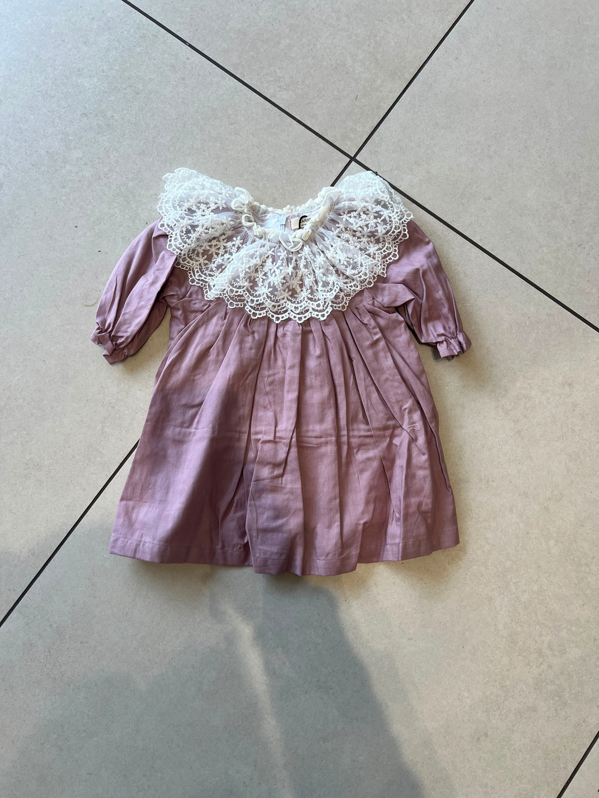 Casual Cotton Tiered Frock for Girls | Ages 1–9, flat lay, aataa kidd