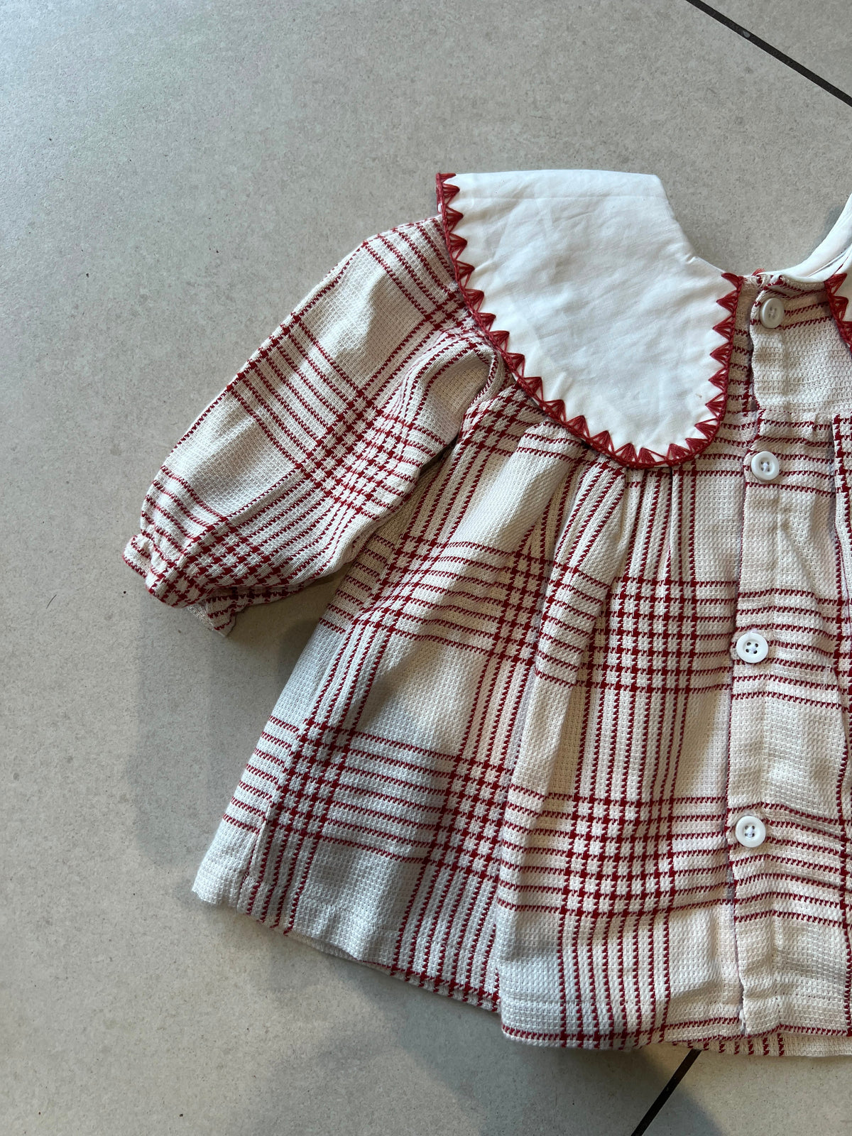 Casual Cotton Tiered Frock for Girls | Ages 1–9, collar detail, aataa kidd