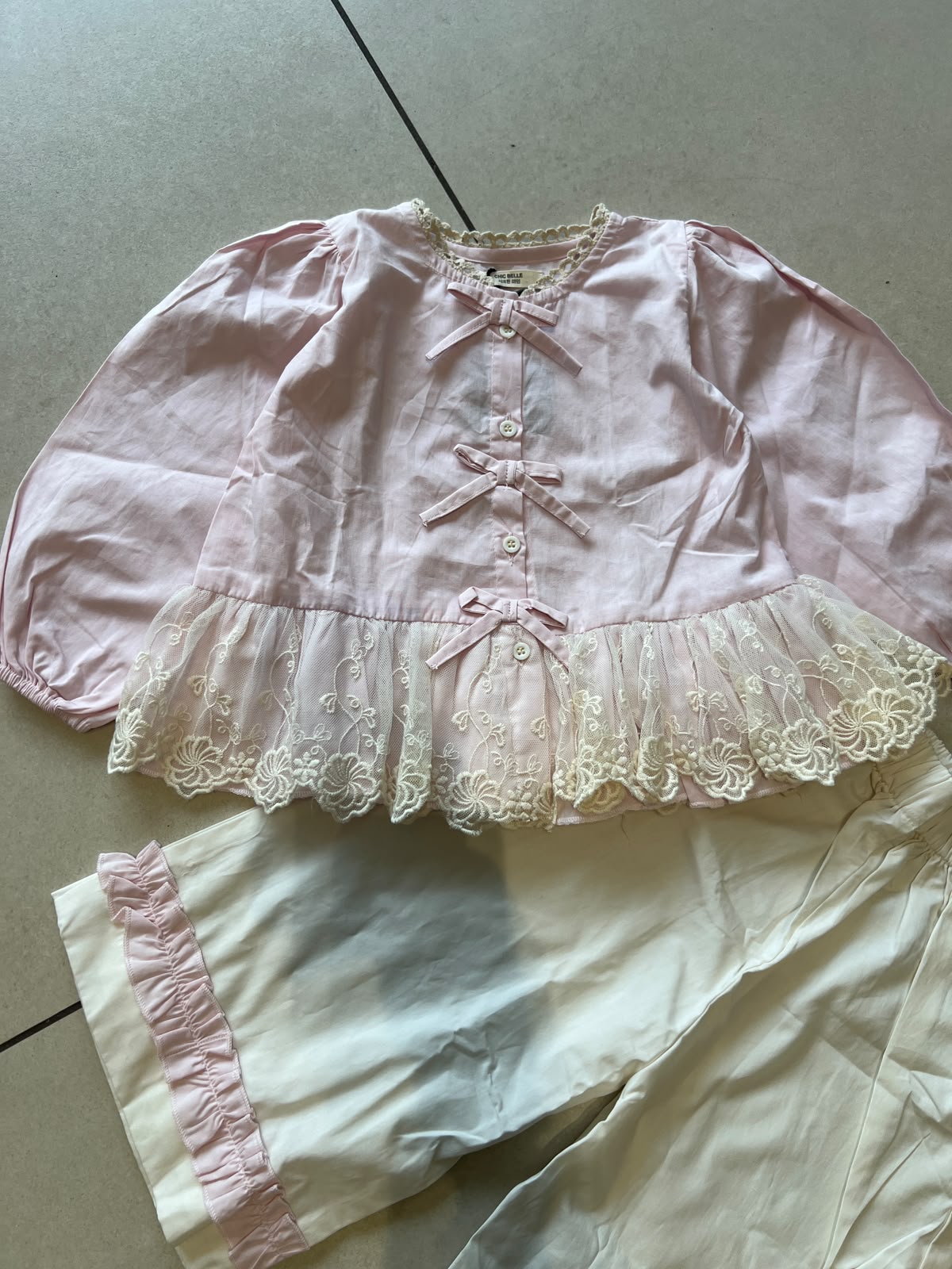 Everyday Two-Piece Outfit Set for Kids | Ages 1–6, back view, aataa kidd